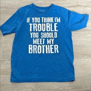 4/$30 Place Blue Graphic Kids T-Shirt 7-8